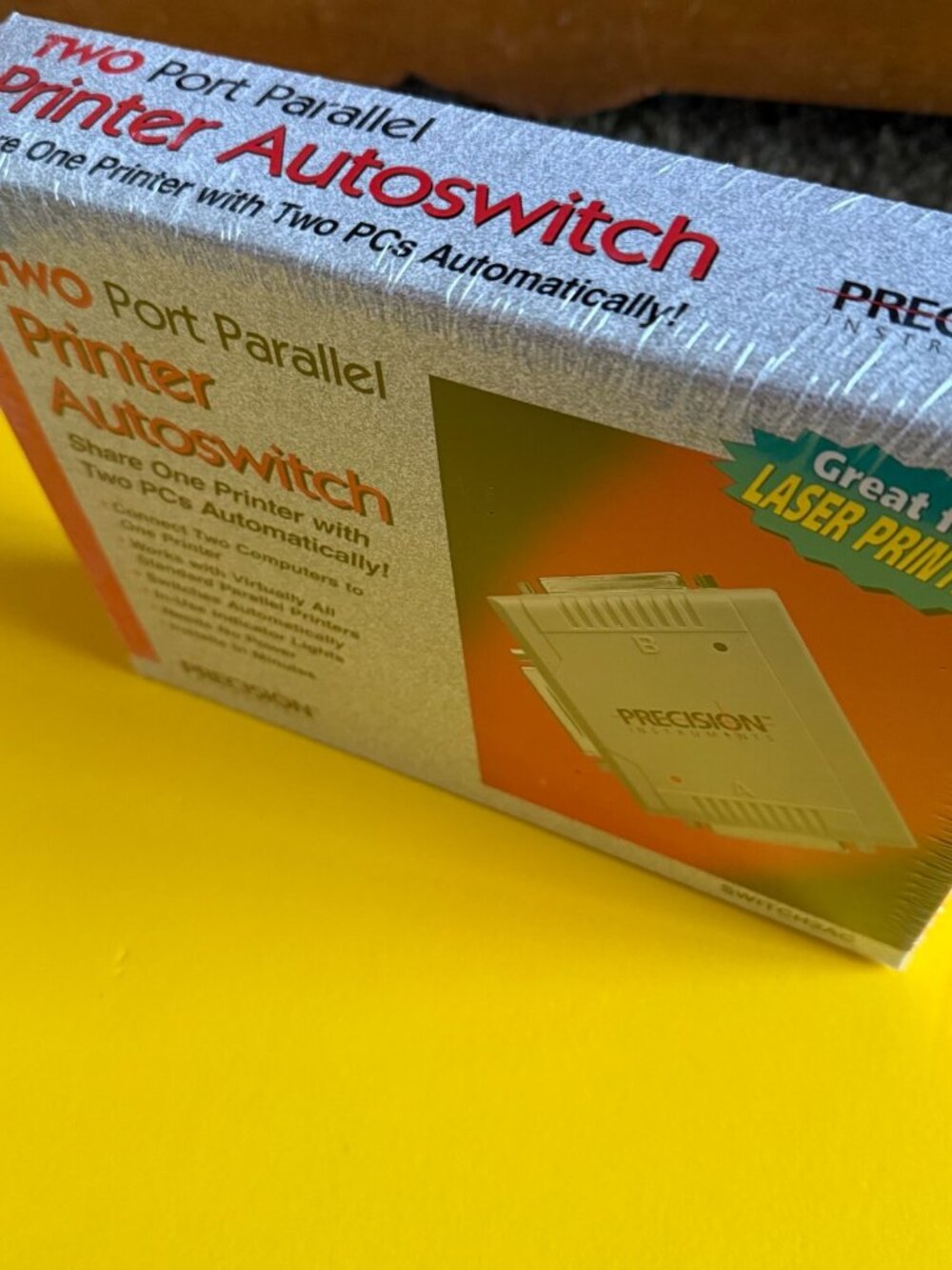 NEW Precision Instruments Two Port Parallel Printer Autoswitch Gray SWITCH2AC - Picture 3 of 13